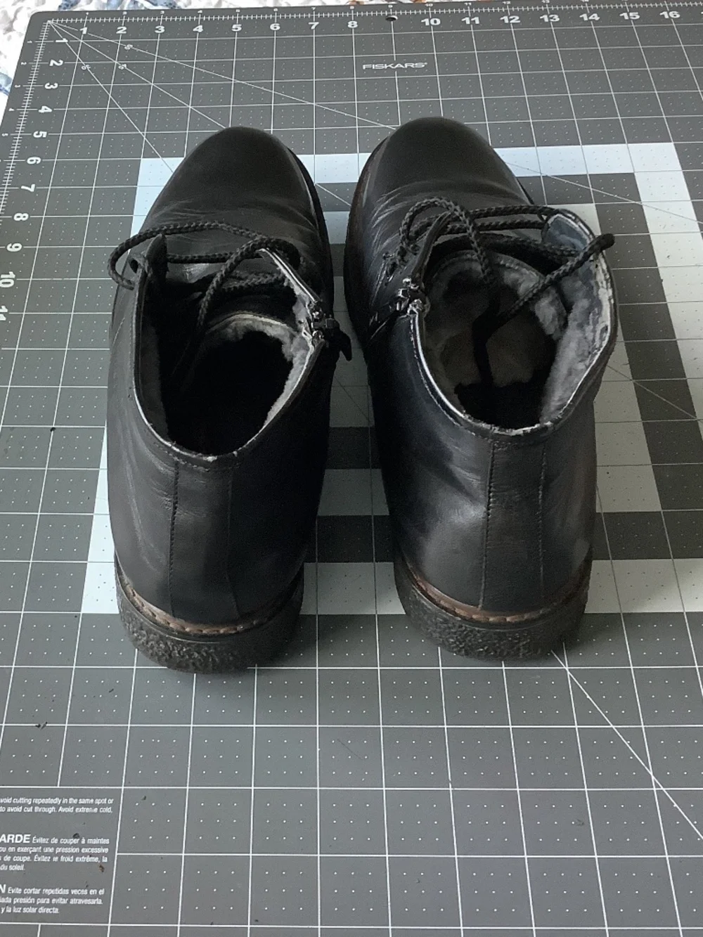 Highlander Tofa Men Soes Winter Boots Genuine Leather, Size 10, Black